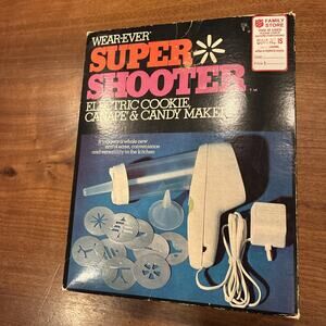 VTG Wear-Ever 70001 Super Shooter Electric Cookie Canapé Candy Maker Press